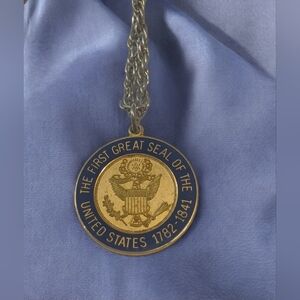 The First Seal Of The United States Necklace